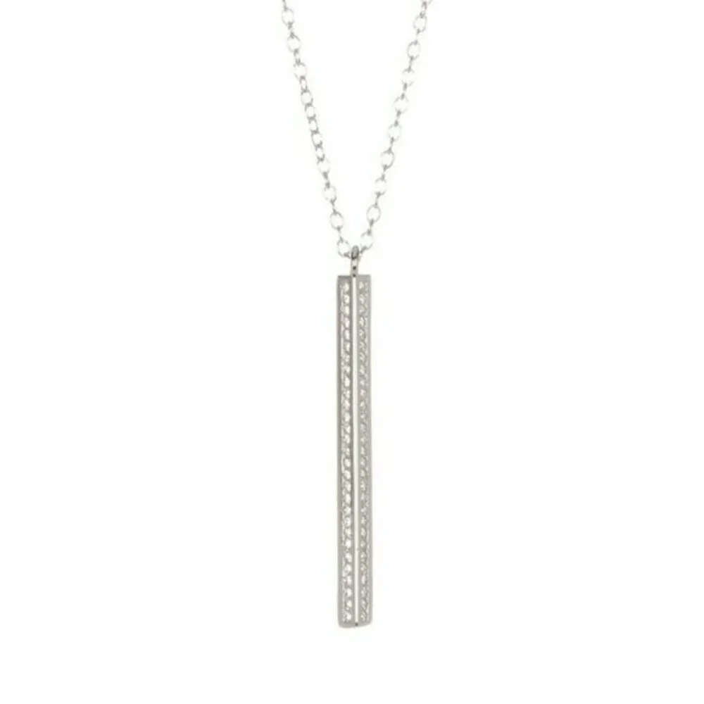 NWT Gorgeous Adornia Swarovski Crystal Sterling Silver Drop Necklace